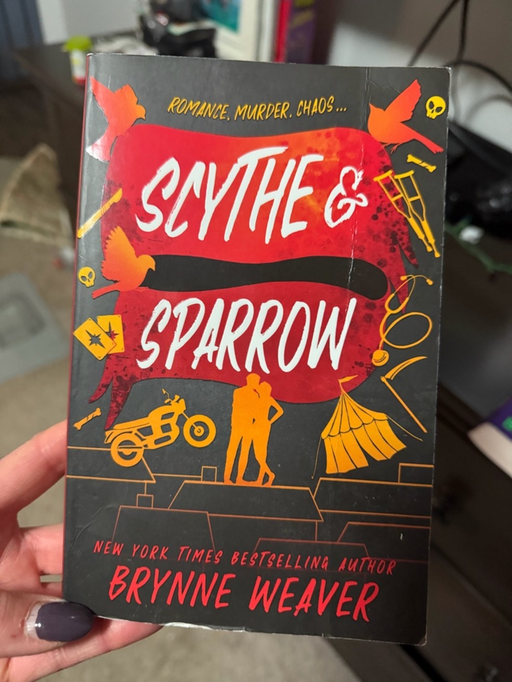 Scythe & Sparrow - Black and Red Paperback